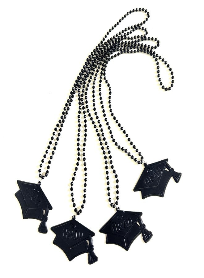 GZYSSL 30 Pcs Graduation Cap Black Party Pendant Beads Necklaces Graduation Cap Shape Beads Necklaces Party Favor Gifts Supplies - Image 2